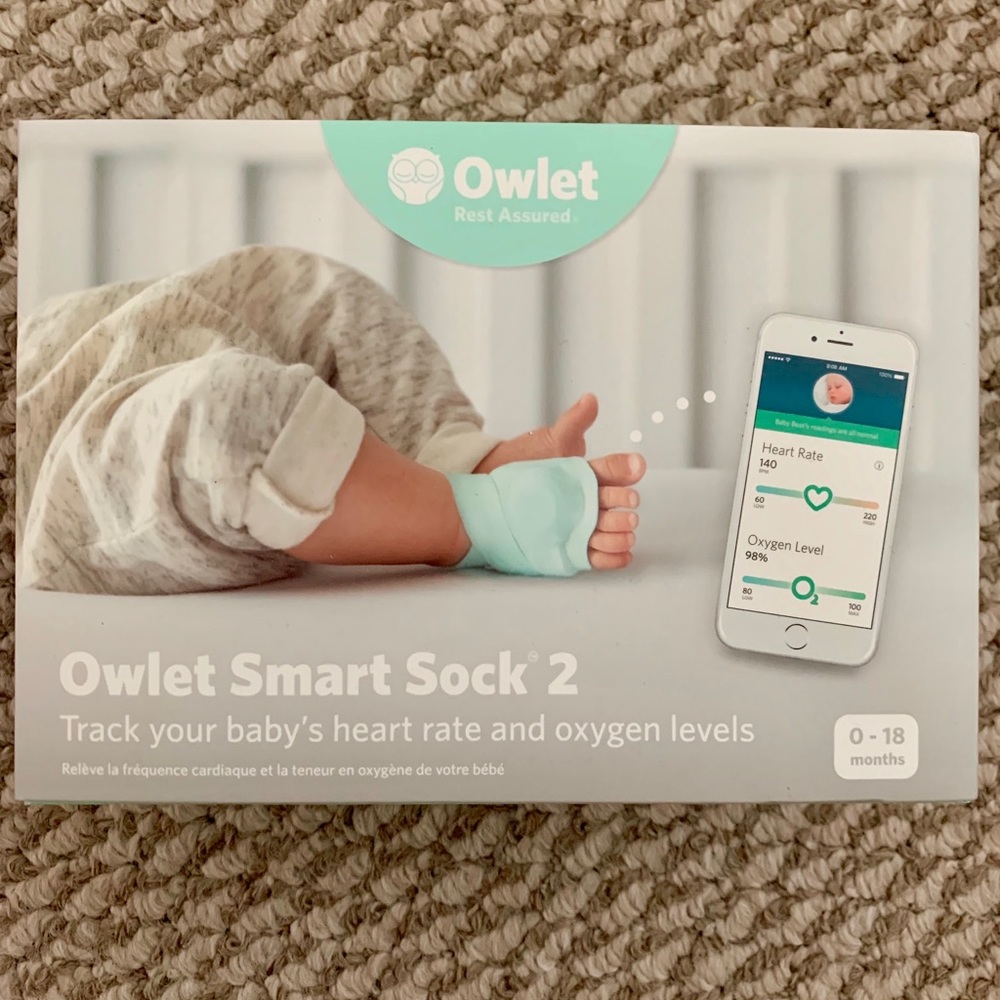 Owlet Smart Sock 2 NWOT